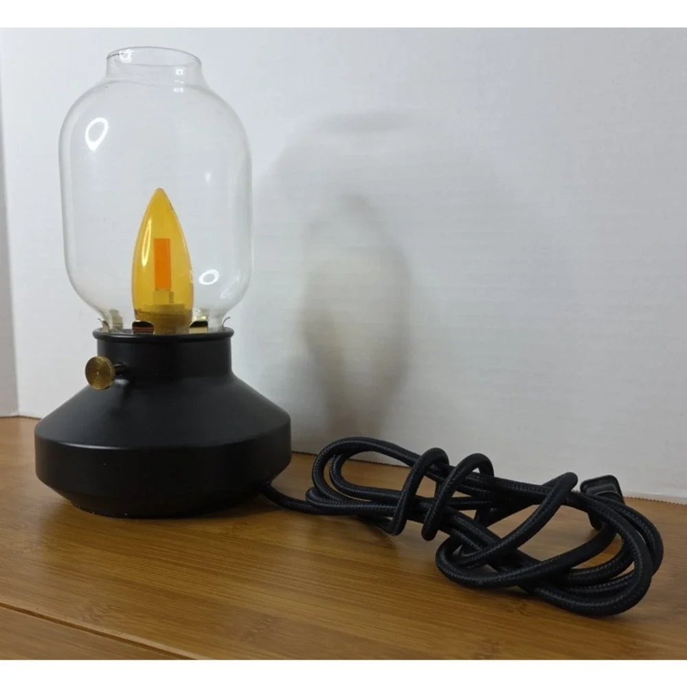 IKEA TARNABY Table‎ Lamp with Dimmer Knob Anthracite Black TÄRNABY
